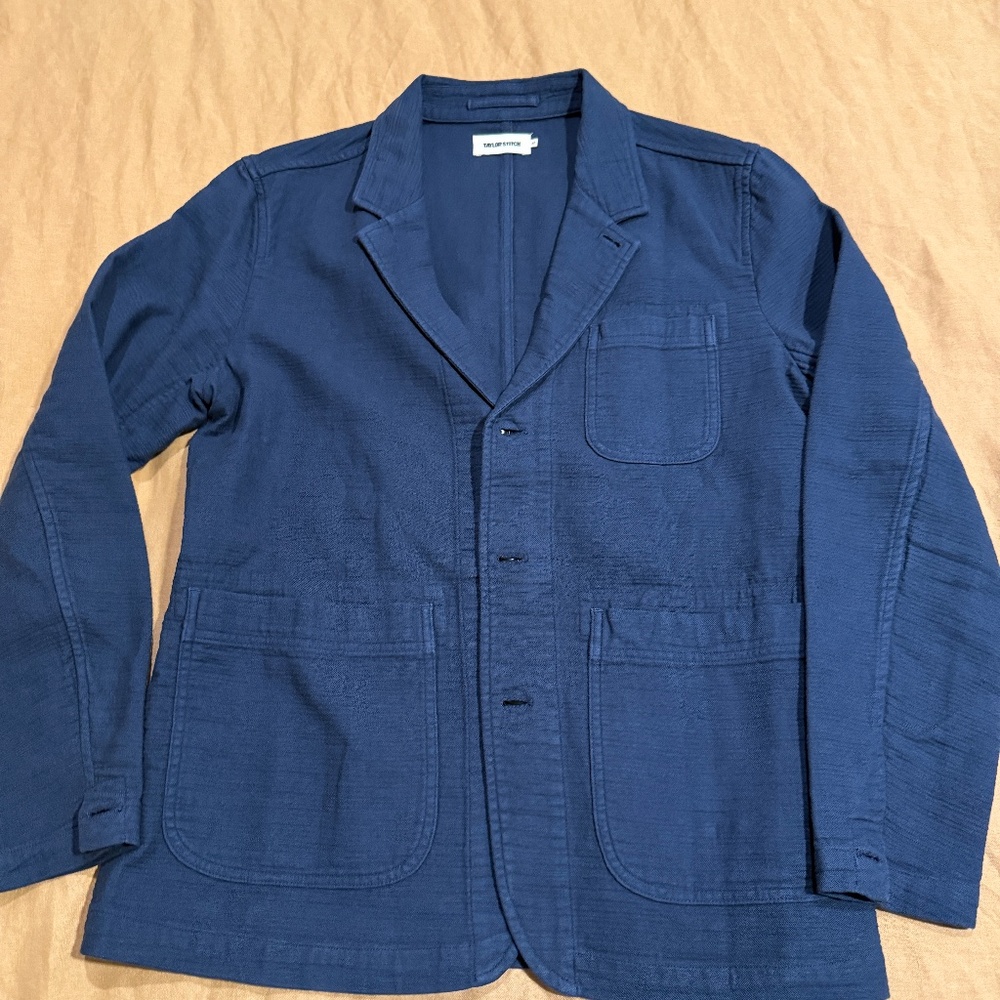 Taylor Stitch Emerson Blazer, Navy, Size 40